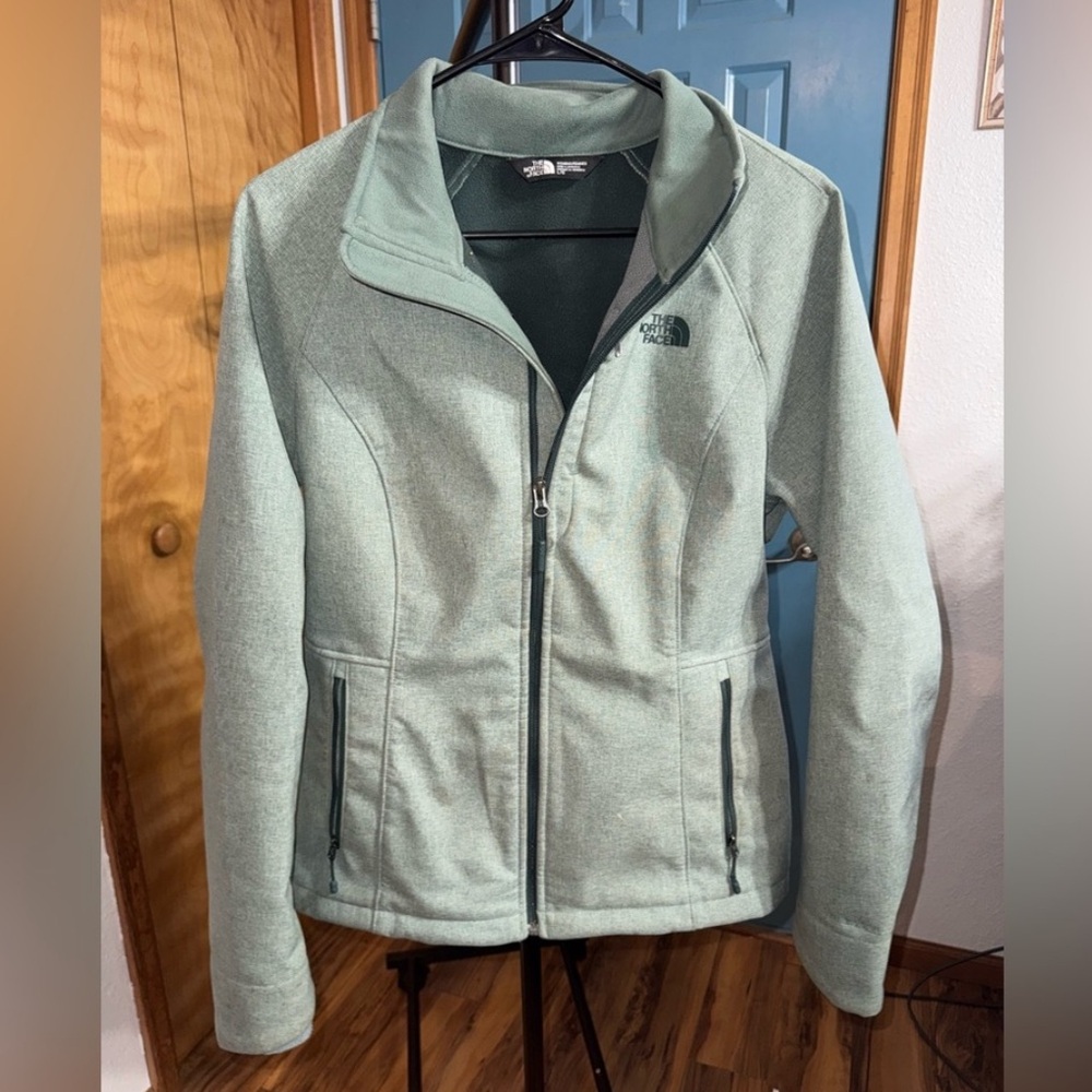 The North Face Women’s green gray jacket